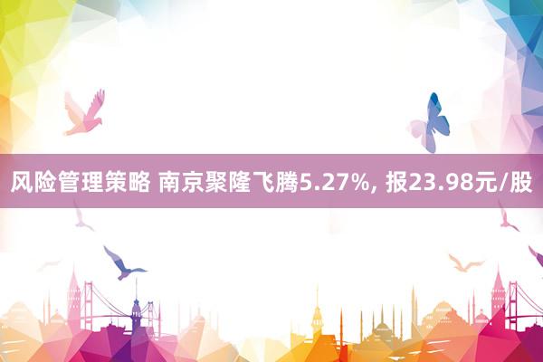 风险管理策略 南京聚隆飞腾5.27%, 报23.98元/股