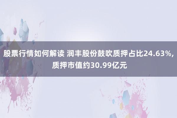 股票行情如何解读 润丰股份鼓吹质押占比24.63%, 质押市值约30.99亿元